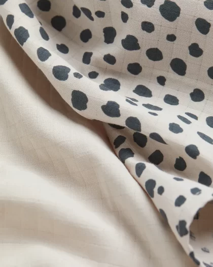 Set of 3 muslin baby blankets
