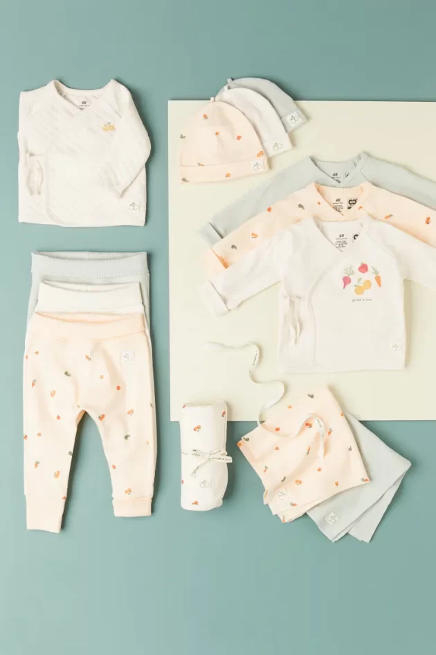 Cotton pajamas, 3 pieces