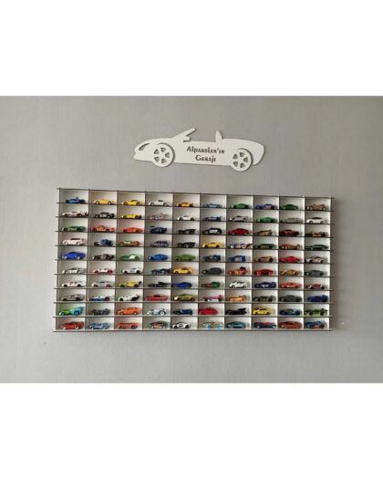 100 White Car Shelf-Horizontal