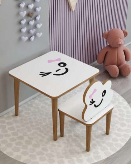 Children's Table and Chair Set- Activity Table- Game Table