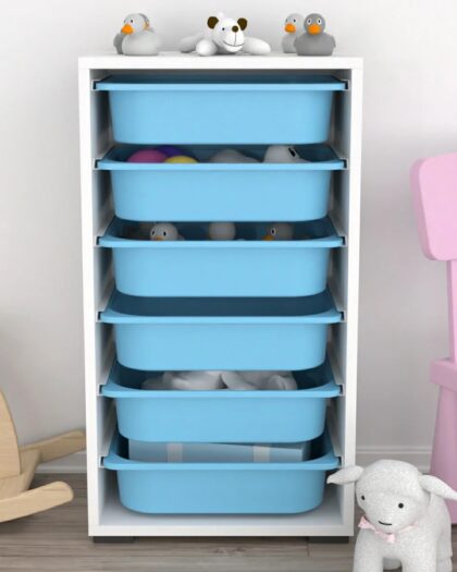 6  Meduim Basket Multi-Purpose Toy Organizer