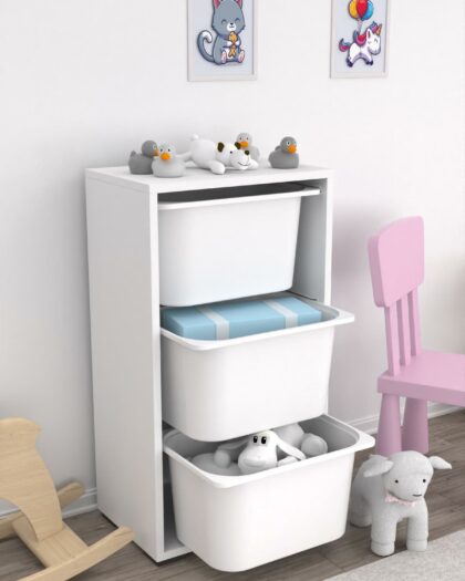 3 Deep Basket Toy organizer