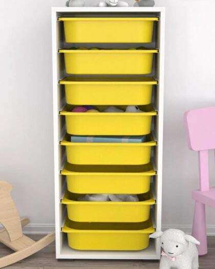 8 Basket Multi-Purpose Toy Cabinet