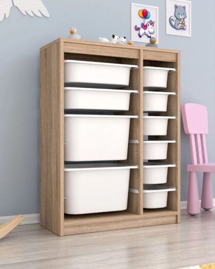 10 Basket Multi-Purpose Toy Cabinet