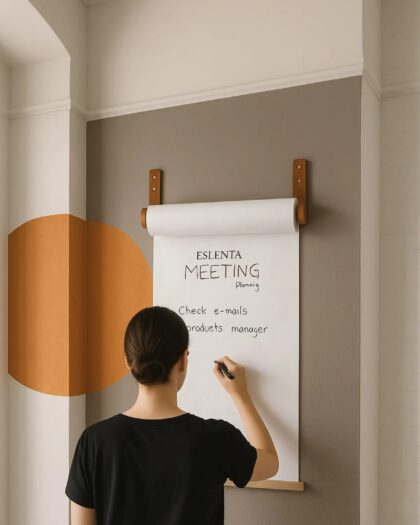 50 Cm Wall Mounted Paint and Drawing Roll Activity White Pap
