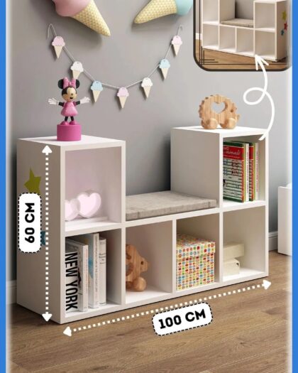 Linaza Montessori Cushioned Bookcase