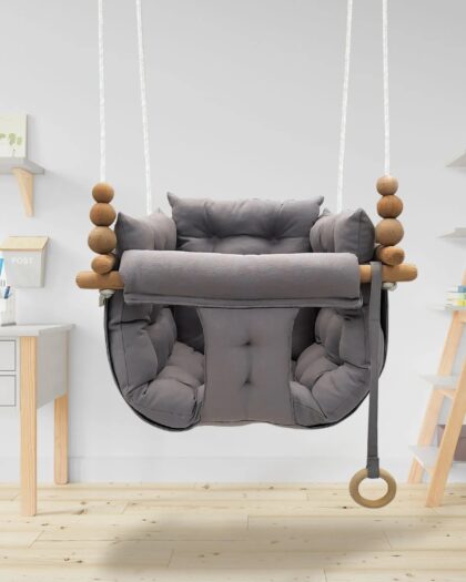 Grey Puffy Swing