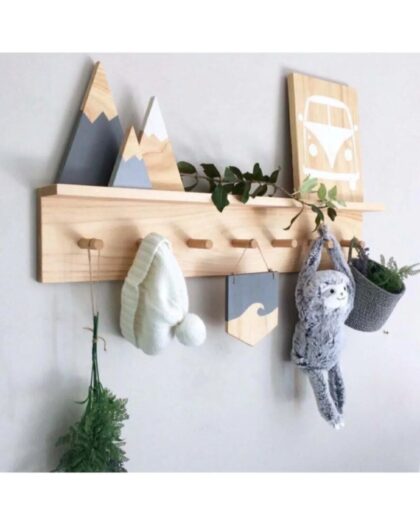 Wooden Shelf Wall Hanger-70cm