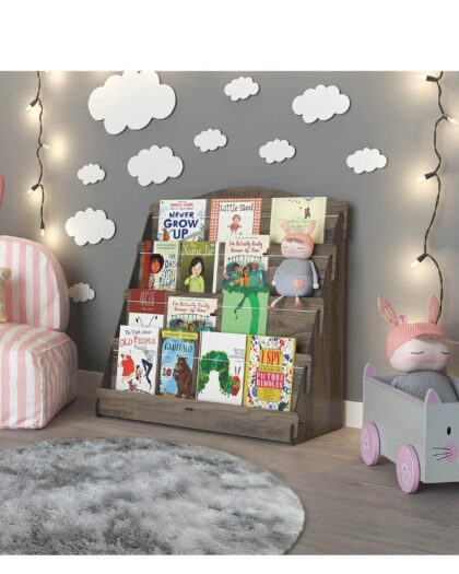 Montessori Wooden  4-Shelf Bookcase