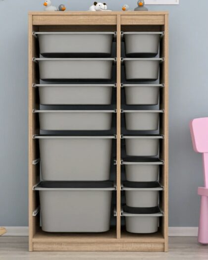 14 Basket Multi-Purpose Toy Cabinet
