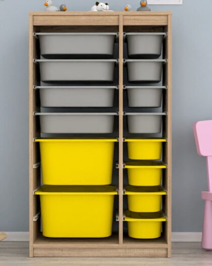 14 Basket Multi-Purpose Toy Cabinet