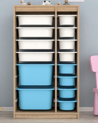 14 Basket Multi-Purpose Toy Cabinet