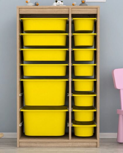 14 Basket Multi-Purpose Toy Cabinet