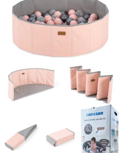 Folding Activity and Play Pool- pink