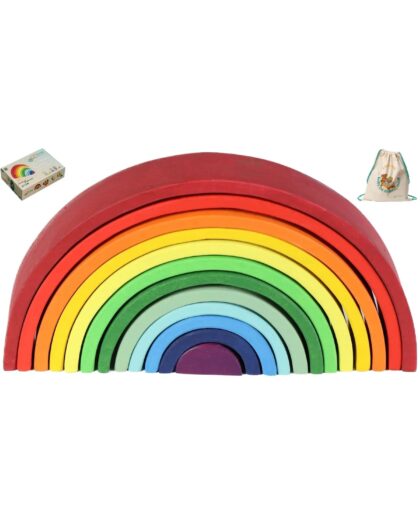 Rainbow Wooden Educational Toy Sunset (29 CM) Gift Backpack