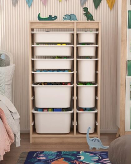 11Basket Multi-Purpose Toy Cabinet