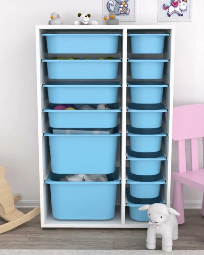 14 Basket Multi-Purpose Toy Cabinet
