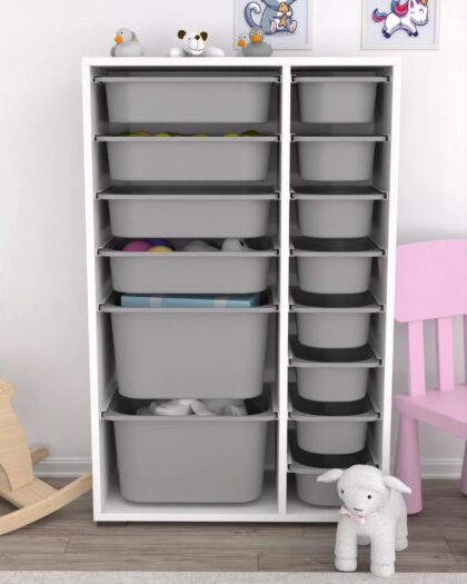14 Basket Multi-Purpose Toy Cabinet