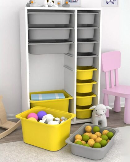 14 Basket Multi-Purpose Toy Cabinet