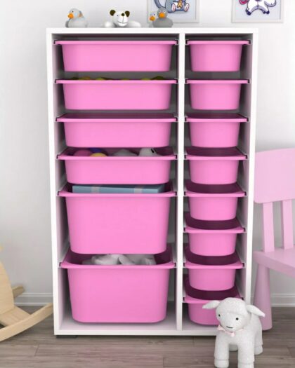 14 Basket Multi-Purpose Toy Cabinet