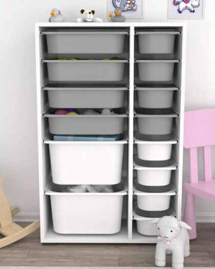 14 Basket Multi-Purpose Toy Cabinet