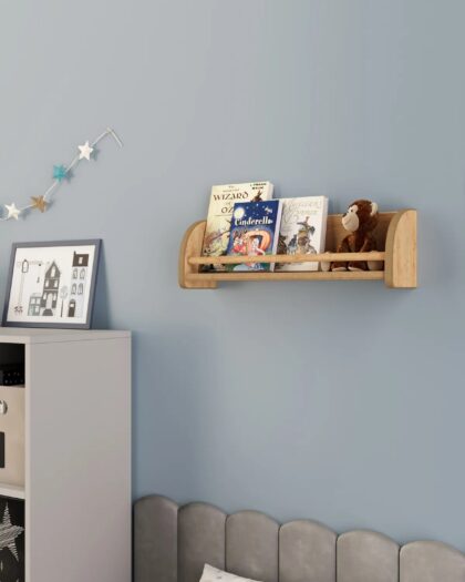 Montessori Multi-Purpose MDF Decorative Wall Shelf - Sapphire