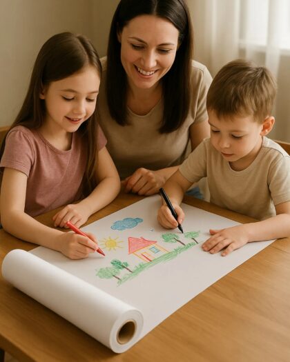 50cmX10meter Roll Painting and Drawing Paper, Art and Craft Paper