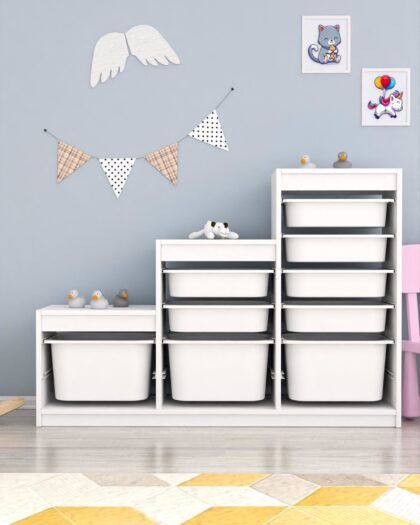 9 baskets toy organizer