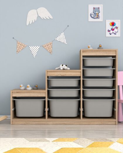 9 baskets toy organizer