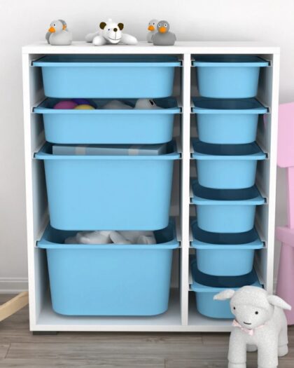 10Basket Multi-Purpose Toy Cabinet