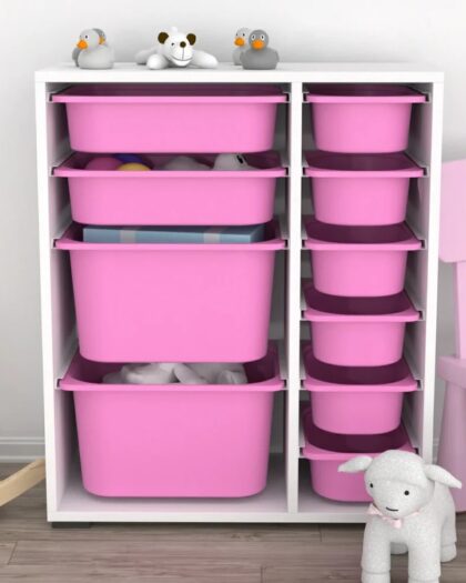 10Basket Multi-Purpose Toy Cabinet