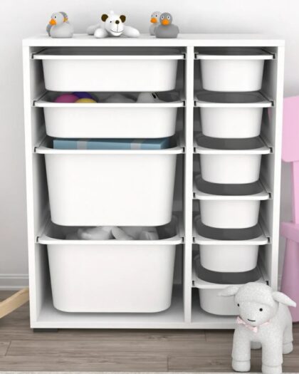 10 Basket Multi-Purpose Toy Cabinet
