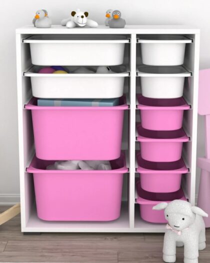 10 Basket Multi-Purpose Toy Cabinet