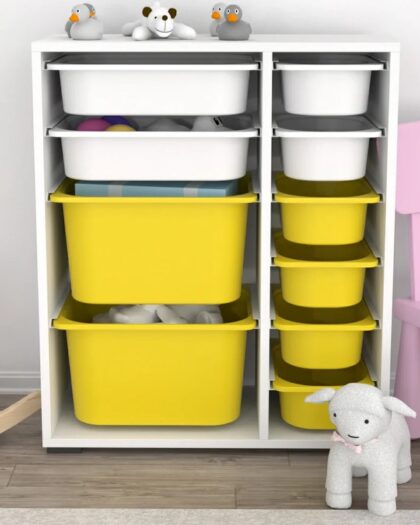 10 Basket Multi-Purpose Toy Cabinet