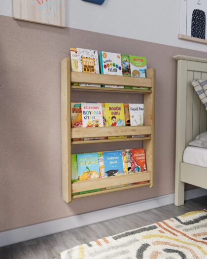 Montessori 3-Shelf Children's Bookcshelf - Sonomo