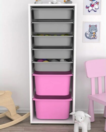 7 Basket Multi-Purpose Toy Cabinet