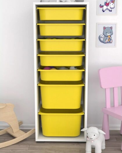 7 Basket Multi-Purpose Toy Cabinet