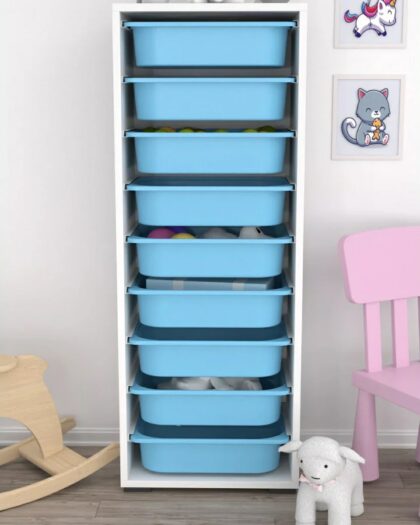 9  Meduim Basket Multi-Purpose Toy Cabinet